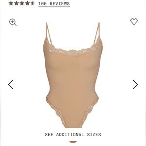 Skims Lace Bodysuit - NWOT